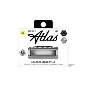 House of Atlas Razor Refills Cartridges 5 Blade - NEW Sealed Long Lasting